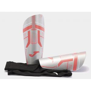 Щитки Joma J-PRO сріблястий, кораловий Чол